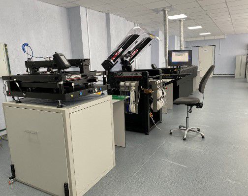 cобственная производственная линия по монтажу радиоэлектронных компонентов на печатные платы электронных модулей